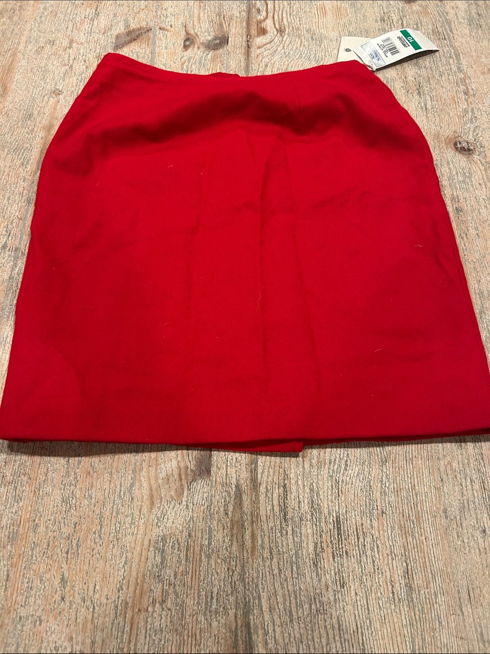 Norton McNaughton Red Mini Skirt - Clean A-Line